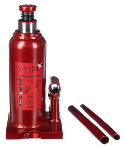 Cric idraulico a bottiglia SX BOTTLE JACK PREMIUM 10T