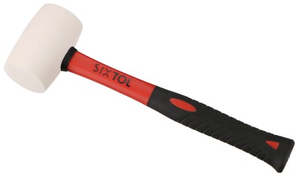 Mazzetta in gomma TPR HAMMER 450, bianca, 450g, 330mm