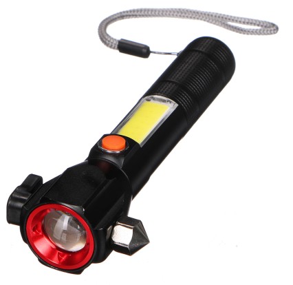 Torcia di sicurezza per auto con magnete CAR LAMP SAFETY, 300 lm, COB LED, USB