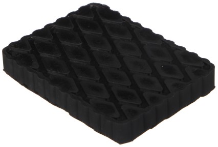 Piastra di gomma per cric JACK PAD 12, 160x120x20 mm