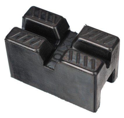 Piastra in gomma per supporto auto MECHANIC CAR STAND PRO, 83×44×51 mm