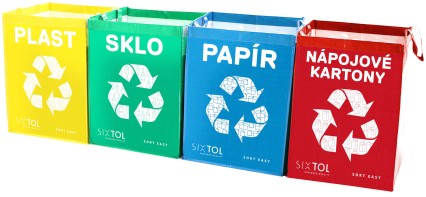 Borse per raccolta differenziata SORT EASY 4 CARTON, 30x30x40cm, 4x36l, 4 pezzi