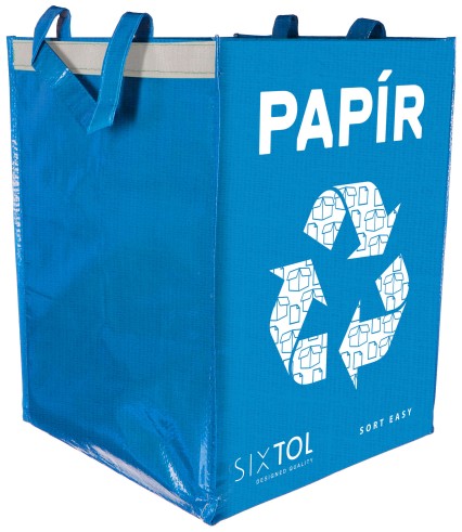 Borsa per raccolta differenziata SORT EASY PAPER, 30x30x40cm, 36l