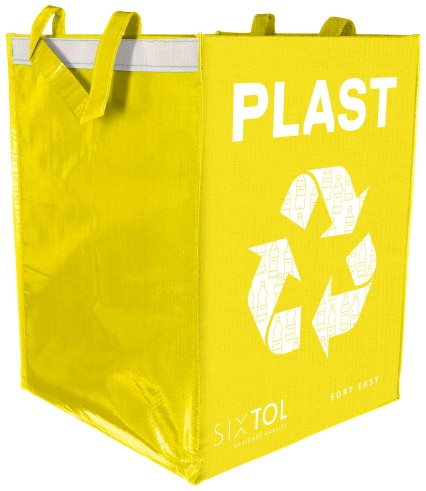 Borsa per raccolta differenziata SORT EASY PLASTIC, 30x30x40cm, 36l