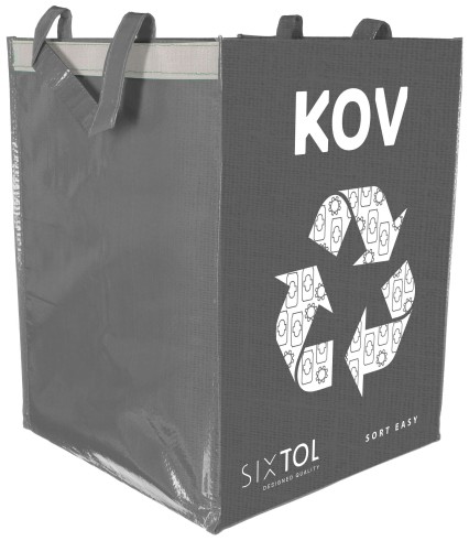 Borsa per raccolta differenziata SORT EASY METAL, 30x30x40cm, 36l