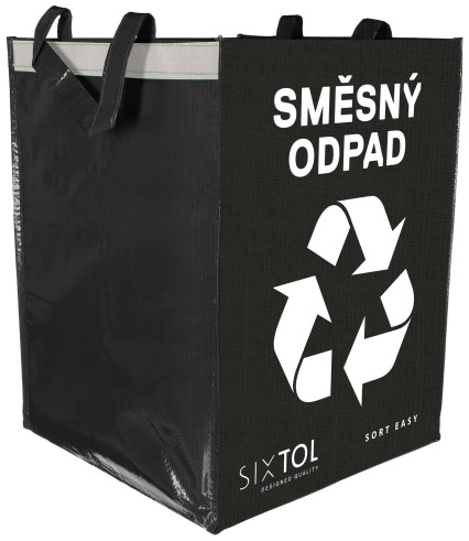 Borsa per raccolta differenziata SORT EASY MIXED, 30x30x40cm, 36l