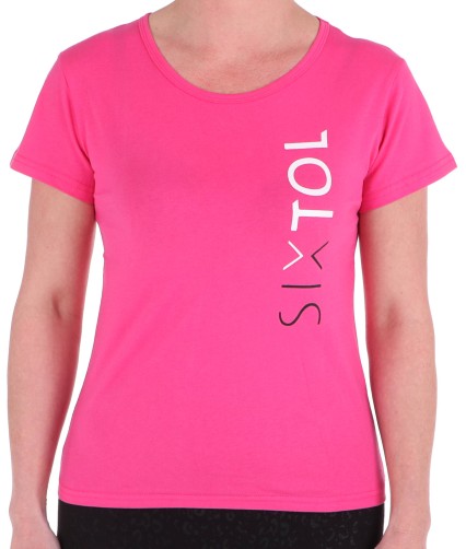 T-SHIRT da donna, rosa, taglia M, 100% cotone