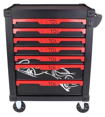 Carrello portautensili MECHANIC TROLLEY KEVIN, 7 cassetti