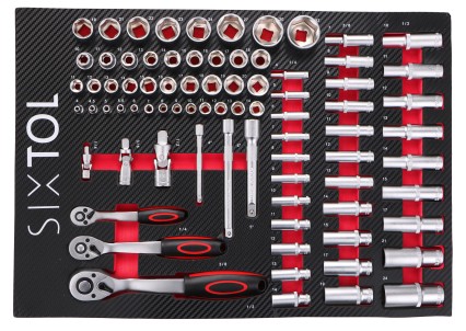 Modulo con utensili per carrello da officina MECHANIC TOOL TRAY 1, 80 pezzi