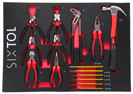 Modulo con utensili per carrello da officina MECHANIC TOOL TRAY 4, 15 pezzi