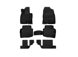 Tappetini in gomma 3D MAZDA CX-9, dal 2017, SUV, 6 pezzi