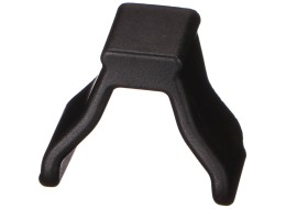 Tappo in plastica per la slitta del portabici E-BIKE 2, nero - pezzo di ricambio