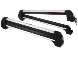 Portasci da tetto per sci, snowboard e wakeboard con serratura ROOF SKI, 76 cm, portata 35 kg