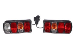 Set di luci con cavo e spina 13 poli per portabici E-BIKE PREMIUM - ricambio