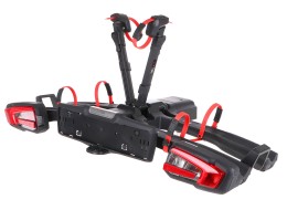 Portabici per gancio di traino E-BIKE 2 PRO - 2 biciclette elettriche, portata 60 kg, pieghevole