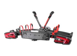 Portabici per gancio di traino E-BIKE 3 PRO - 3 biciclette elettriche, portata 60 kg, pieghevole