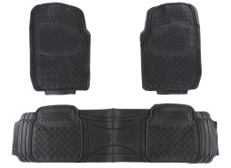 Tappetini auto universali in gomma CAR MAT UNI SET 2, set completo, 3 pz