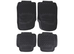 Tappetini auto universali in gomma CAR MAT UNI SET 3, set completo, 4 pz