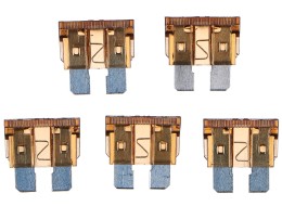 Set di fusibili a lama per autoveicoli SET DI FUSIBILI MECCANICI 7,5 A, 100 pezzi