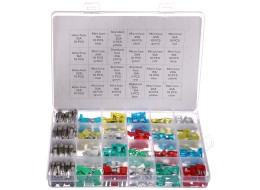 Kit di fusibili a lama e in vetro per auto MECHANIC FUSE SET 215