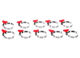 Fascetta stringitubo con farfalla MECHANIC CONNECT 32-44mm, 10 pezzi