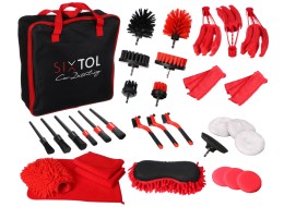Set multifunzione di utensili per la pulizia e il lavaggio auto CAR DETAILING 33, 33 pezzi