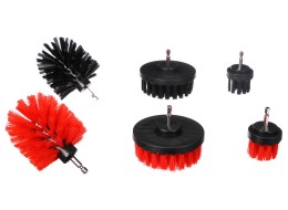 Set di spazzole per trapano per la pulizia dell'auto CAR DETAILING DRILL BRUSH 6, 6 pezzi