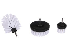 Set di spazzole per trapano per pulizia auto CAR DETAILING DRILL BRUSH 3 SOFT, 3 pz