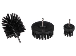 Set di spazzole per trapano per la pulizia dell'auto CAR DETAILING DRILL BRUSH 3 HARD, 3 pz
