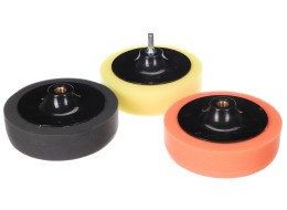 Set di tamponi/spugne lucidanti con attacco per la pulizia dell'auto CAR DETAILING PAD 3, 3 pezzi