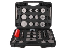 Attrezzo per compressione pistoni freni MECHANIC BRAKE SET BLACK 35, set da 35 pezzi