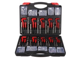 Set di riparazione filettature MECHANIC THREAD SET 261, M5 - M12, 1/4UNC-1/2UNC, 261 pezzi