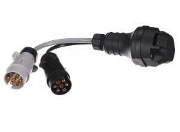 Adattatore cablato per presa dell'aggancio TRAILER CABLE 5, da 13 pin a 7 pin N+S, 35 cm