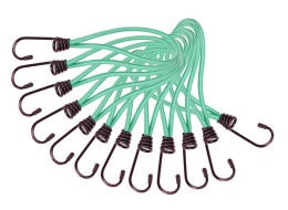 Set di elastici con gancio metallico CARGO CORD SET 1, 21 cm, 12 pz