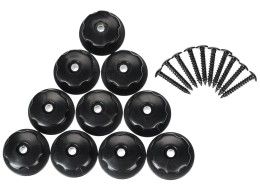 Set di ganci con viti per fissare rete/telo al rimorchio TRAILER HOOK SET 3, 10 pz