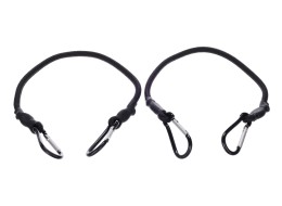 Cinghie elastiche/cordini elastici CARGO CORD CARABINER 50, 50 cm, 2 pz