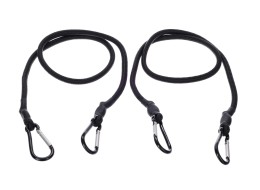 Cinghie elastiche/cordini elastici CARGO CORD CARABINER 100, 100 cm, 2 pz