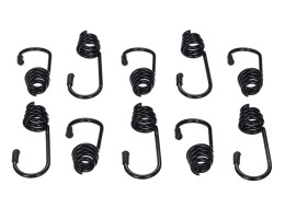 Ganci per cinghie di fissaggio/elastici CARGO CORD, semplici, 10 pz - ricambio