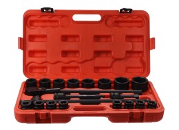 Set di bussole con cricchetta MECHANIC WRENCH SET 2, heavy-duty, 21 pz