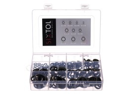 Set di rondelle di tenuta in NBR e acciaio MECHANIC RING SET 3, M6–M24, 180 pz