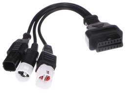 Adattatore OBD-II 3-pin/4-pin/6-pin per moto Yamaha e Honda MECHANIC CABLE 22