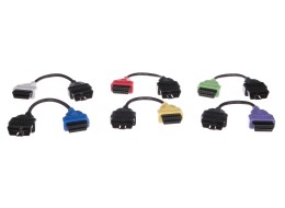 Set completo di riduzioni OBD-II FiatECUScan per autovetture SET CAVI MECCANICI 3, 6 pezzi