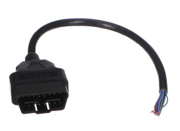 Cavo prolunga OBD-II maschio a 16 pin terminato con cavi da 30 cm MECHANIC CABLE 28