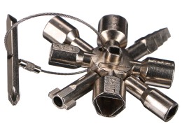 Chiave universale per cassette di servizio UNI SERVICE BOX 13