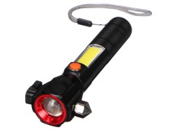 Torcia di sicurezza per auto con magnete CAR LAMP SAFETY, 300 lm, COB LED, USB
