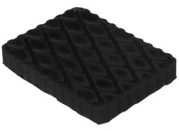 Piastra di gomma per cric JACK PAD 12, 160x120x20 mm