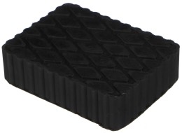 Piastra di gomma per cric JACK PAD 13, 160x120x40 mm