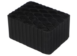 Piastra di gomma per cric JACK PAD 14, 160x120x80 mm