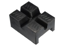 Piastra in gomma per supporto auto pieghevole MECHANIC CAR STAND, 83×62×40 mm