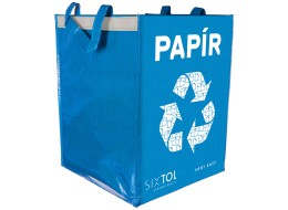 Sacco per raccolta differenziata SORT EASY PAPER, 30x30x40cm, 36l